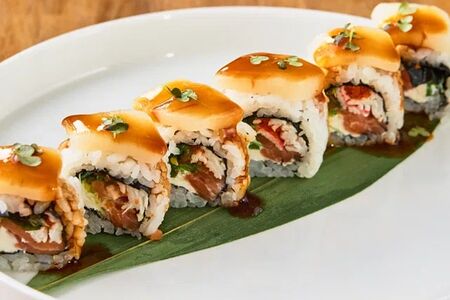 Гребешок и лосось