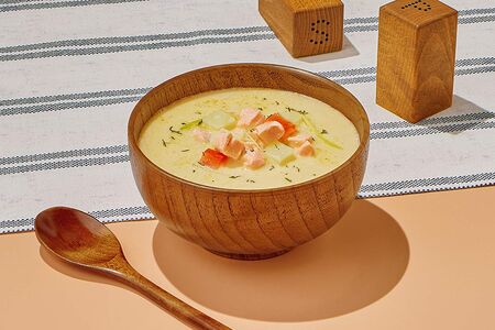 Финская уха с лососем