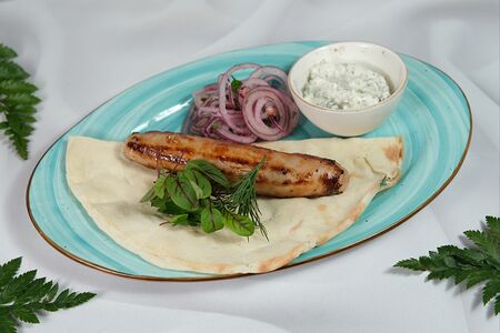 Колбаска куриная на гриле 