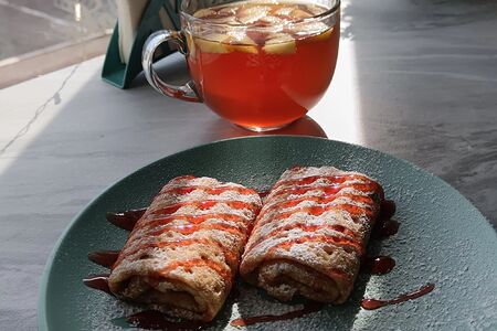 Блинчики с абрикосом 