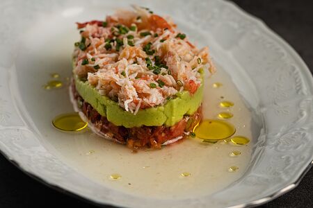 Салат с крабом 