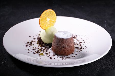 Шоколадный фондан