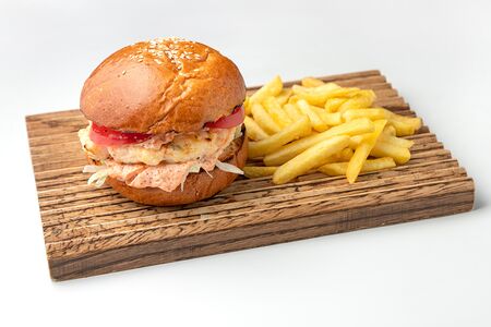 Голый с креветкой