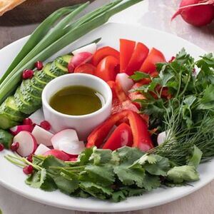 Ассорти овощное с зеленью 