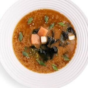 Мисо суп с лососем