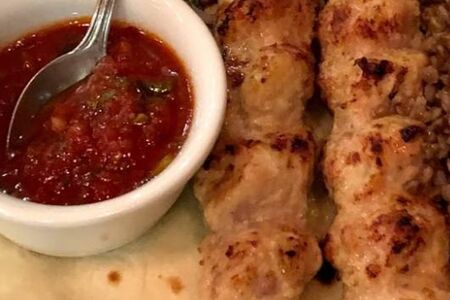 Люля-кебаб из курицы с сыром 