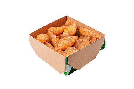 Пончики №1 с корицей и сливочным соусом