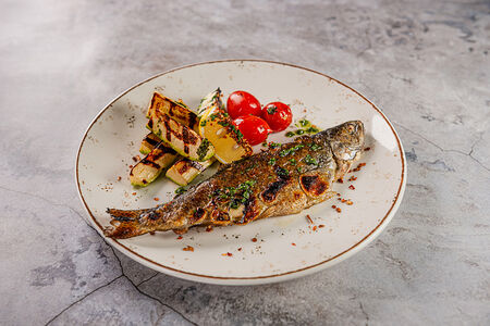 Форель на гриле