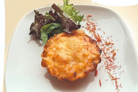 Жюльен с креветками