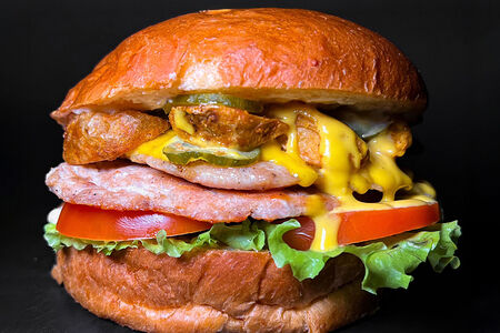 Биг Бургер куриный двойной