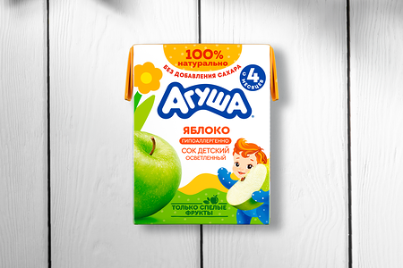 Яблочный сок Агуша