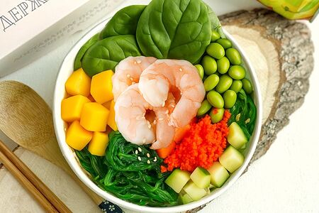 Поке спайси с креветками