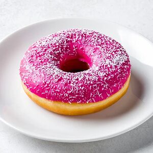 Пончик клубничный