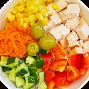 Поке с курицей