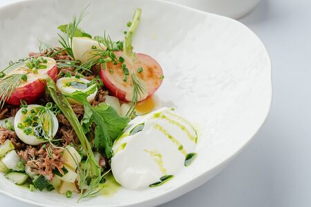 Окрошка на квасе