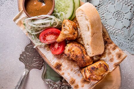 Шашлык из курицы 