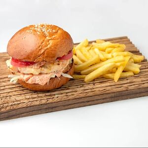 Бургер Голый с креветкой