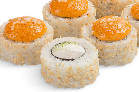 Ролл Азуми со спайси соусом