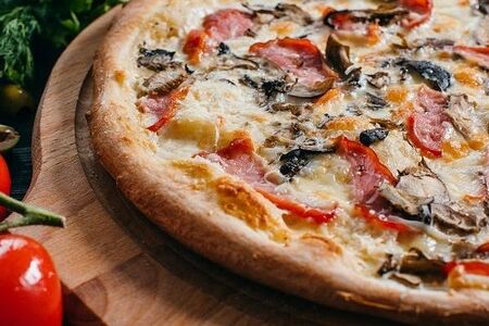 Пицца Грибная с бужениной