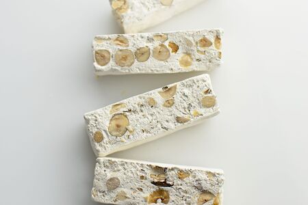 Нуга с белыми грибами и фундуком