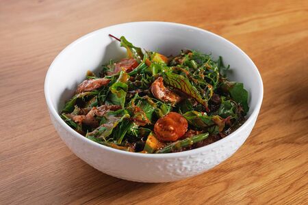 Салат индейка - кари соус