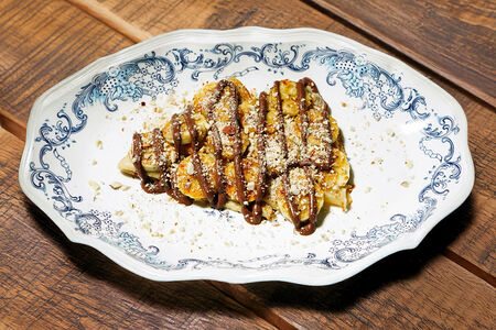 С Нутеллой, бананом и лесными орехами