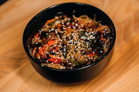 Фунчоза с овощами