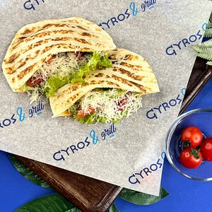 Гирос Кипр с бифтеки 