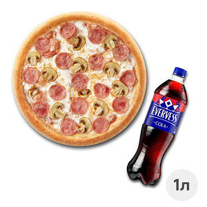 Набор с пиццей Ветчина и грибы