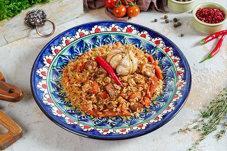 Плов с курицей