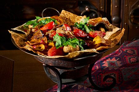 Садж из говядины на 3 персоны