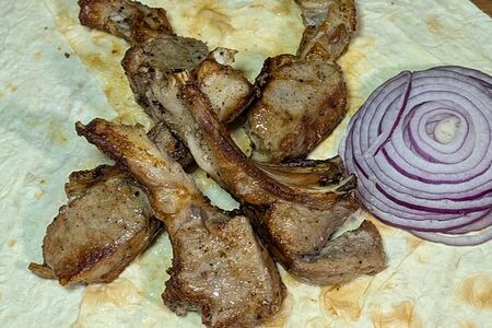 Шашлык из корейки молодого барашка