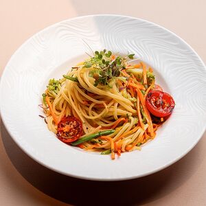 Лингвини с овощами