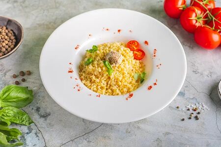 Булгур отварной с оливковым маслом