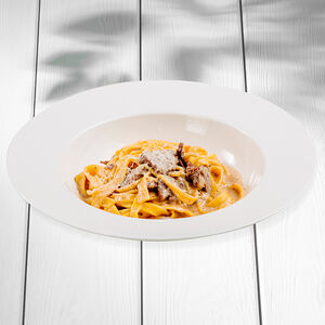 Паста с говядиной и перечным соусом