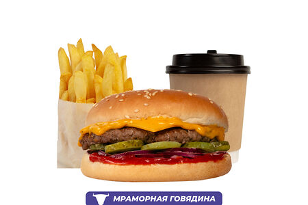 Чизбургер комбо