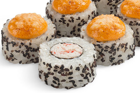 Ролл Сансей со спайси соусом