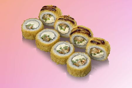 Жареный ролл с угрем