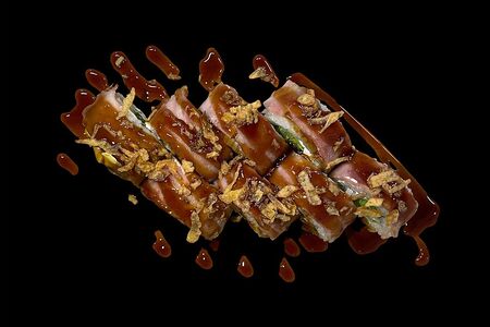 Запеченная Филадельфия с беконом