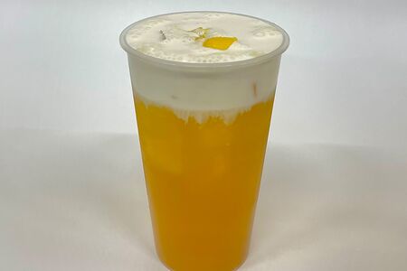 Чай Манго с сырной пенкой