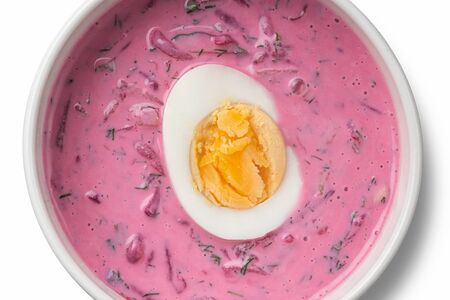 Холодный литовский борщ