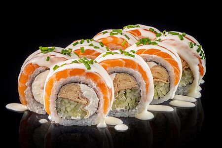 Лосось с трюфельным соусом