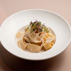 Паппарделле с кальмарами