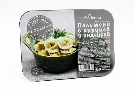 Низкоуглеводные Пельмени с курицей и индейкой Fito Forma (Замороженные)