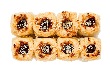 Запеченный с шапочкой из угря