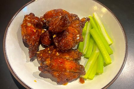 Куриные крылышки в азиатском соусе