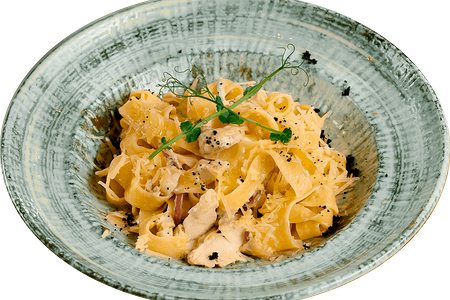 Паста с курицей и грибами 260 гр