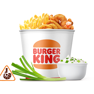 Кинг Букет «Креветки» Сметана и Лук