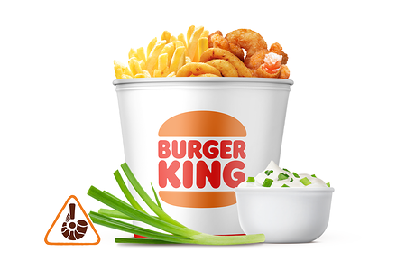 Кинг Букет «Креветки» Сметана и Лук