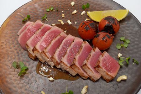 Тунец гриль